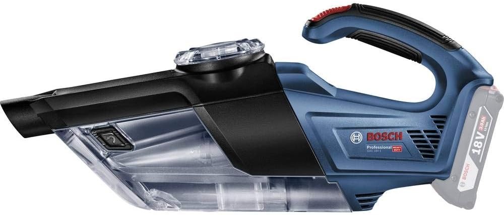 Bosch GAS 18V-1 Professional Cordless Vacuum Cleaner / Cleaning Performance Redefined! With new rotational airflow technology ( Bare Tool Body Only)