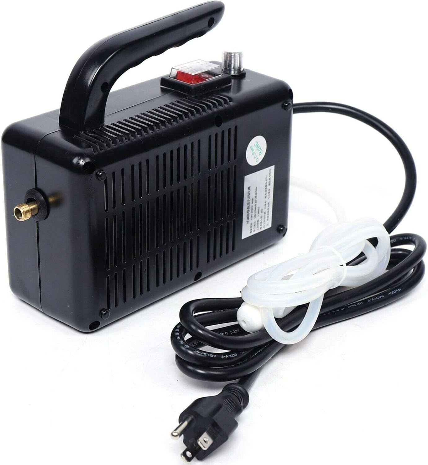 High Temperature Pressurized Steam Cleaner Handheld Steam Cleaner 3Bar Multi-Surface Tools Included to Remove Dirt, Grime, Grease, and More(Yellow,220v)