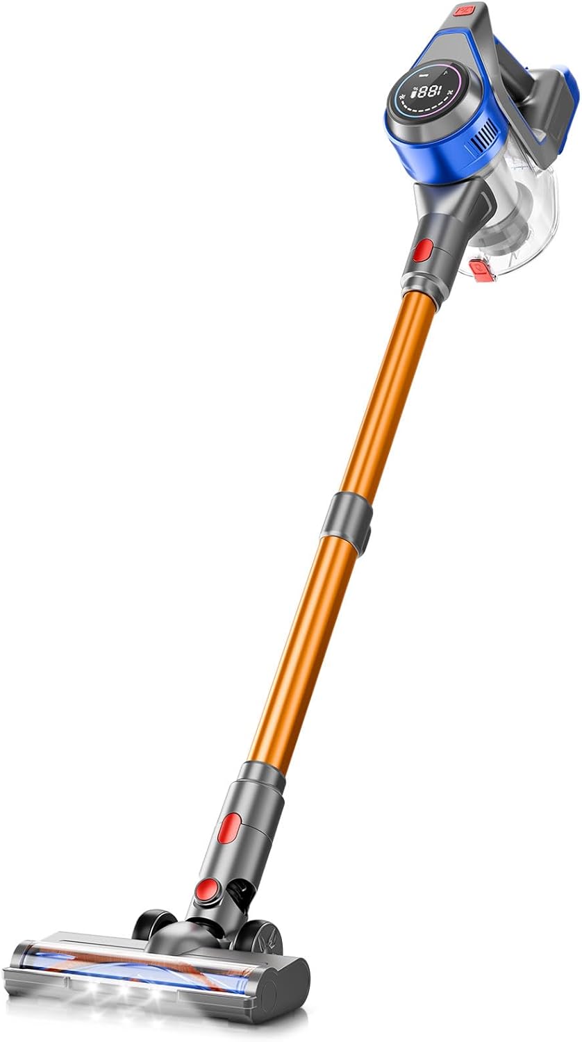KIKETECH Wireless Vacuum Cleaner, 8-in-1 Vacuum Cleaner, 45 Minutes of runtime, Equipped with a Rechargeable Battery, Lightweight, Suitable for Hardwood Floors and pet Hair(31051533574-1)