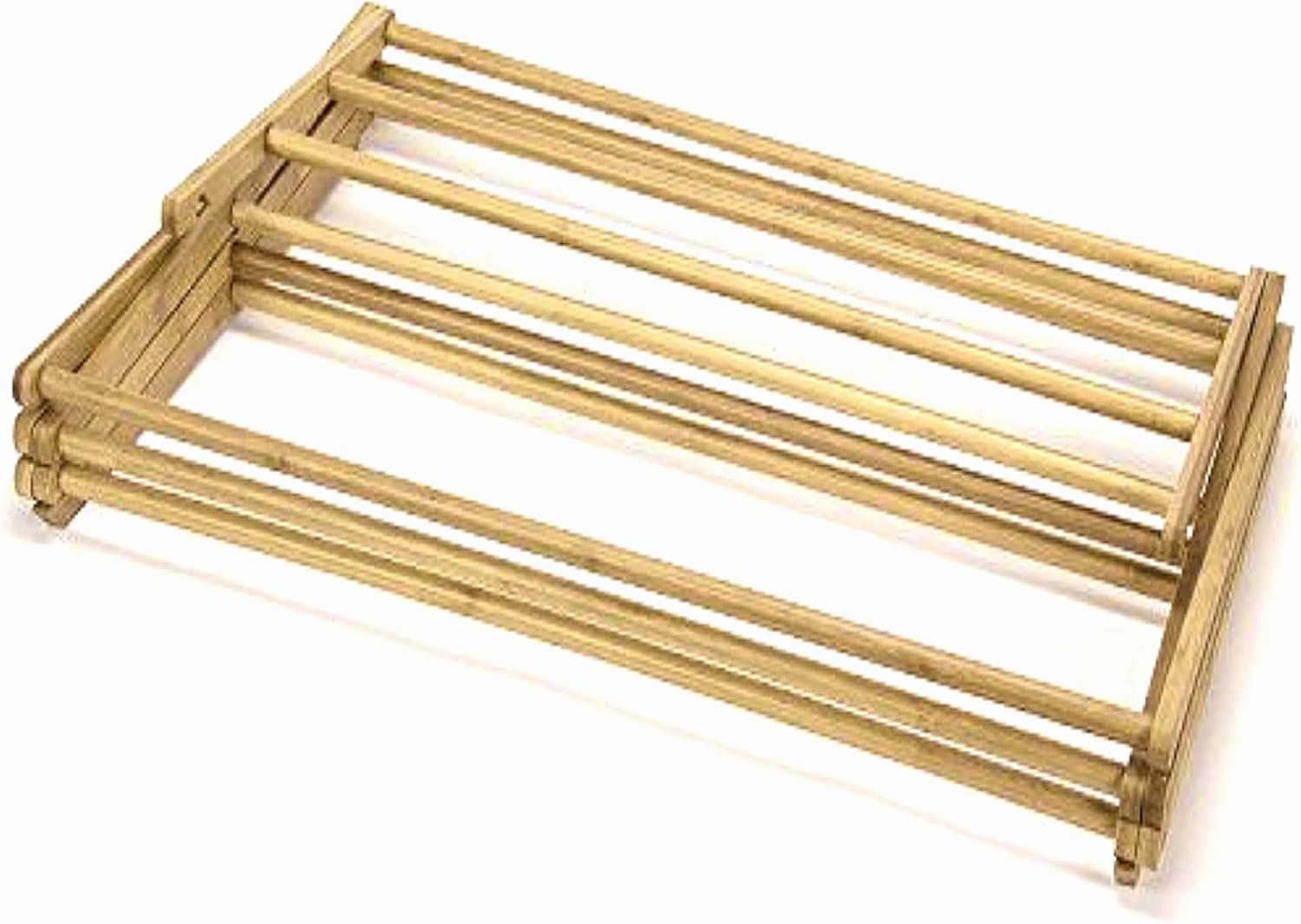 HOME IT Wooden Clothes Drying Rack for Laundry - Collapsible Folding Bamboo Laundry Drying Rack for Drying Clothes - Heavy Duty Pre Assembled