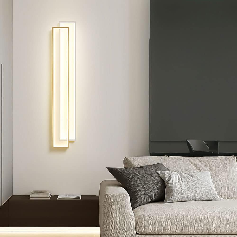 Modern Wall Sconce LED Mount Light Geometric Linear Lamp, Minimalist Lighting Fixtures,Household