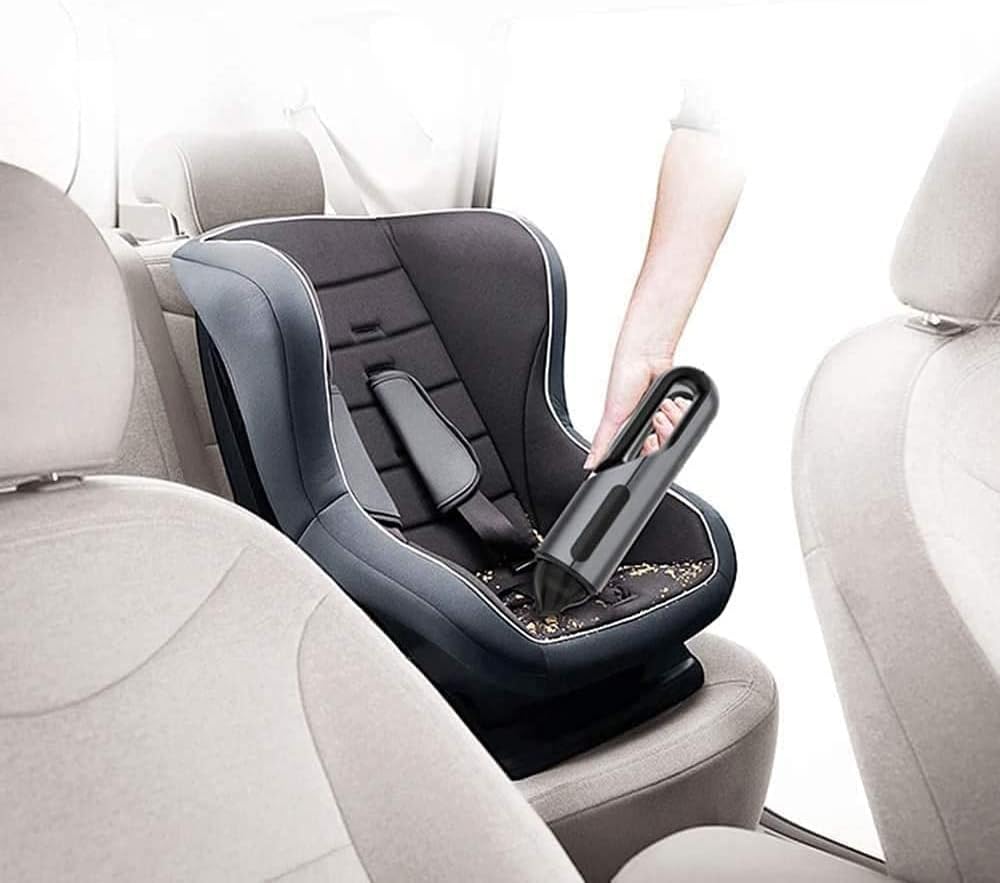 Handheld Vacuum Cordless, Rechargeable Car Vacuum, Portable Hand Held Vacuum for Home and Car Cleaning (Color : Silver)