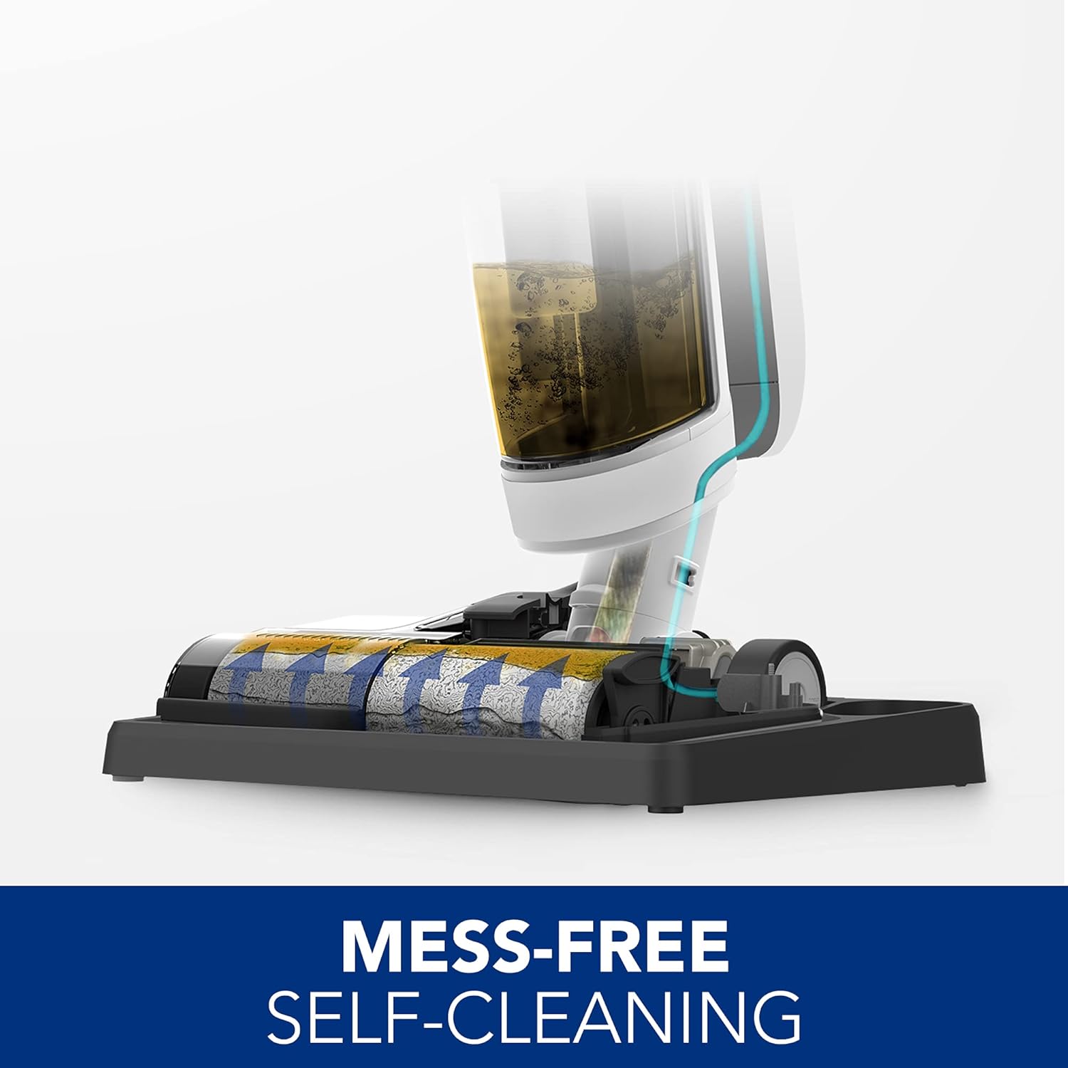 Tineco iFLOOR 3 Breeze Complete & 33.8 OZ Floor Cleaning Solution & Replacement 2 HEPA Assembly 2 Brush Roller Set, Cordless Wet Dry Vacuum Floor Cleaner and Mop