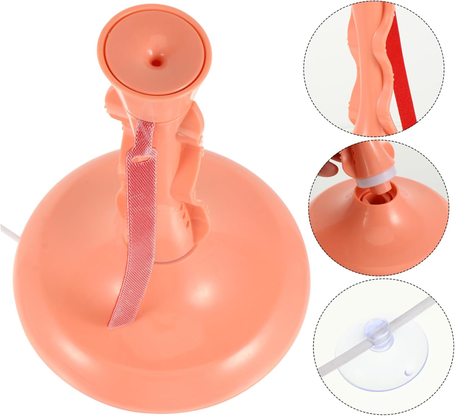 Veemoon 360degree Portable High-efficiency Laundry Cleaner Tool Washing Machine for Travel with Spin Function Compact Design for Clothes Socks and Towels Red Color