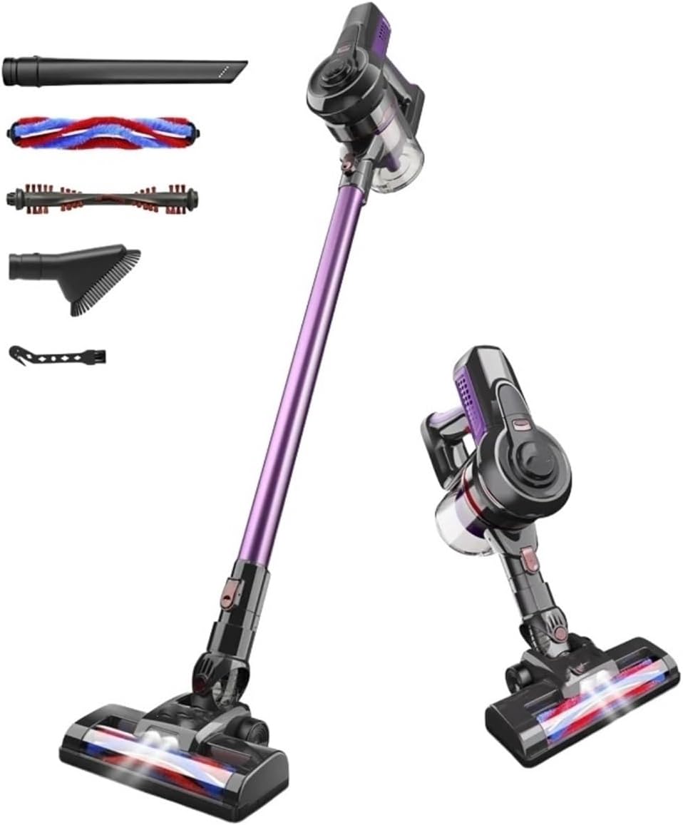 Cordless Vacuum Cleaner 160W Powerful Suction 6-in-1 Stick Handheld Vacuum Up To 45 Mins Runtime For Household Clean Compatible With INSE N660