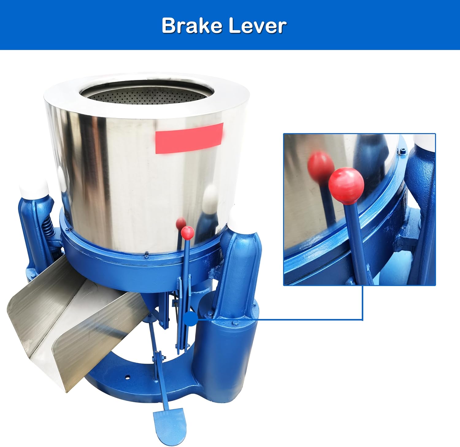 INTSUPERMAI Centrifugal Dewatering Drying Machine 110LB Capacity Industrial Laundry Centrifugal Dryer Commercial Spin Dryer Wool Processing Washing Dry Machine 4HP Three Phase Electricity