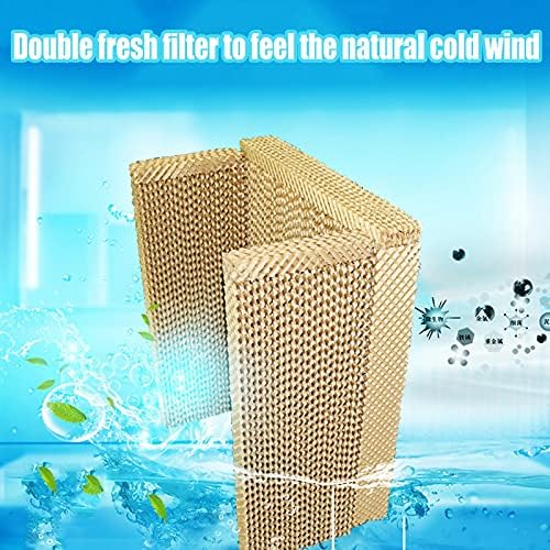 Portable Air Conditioner, Evaporative Air Cooler w/Cooling ＆ Humidifier, Portable Evaporative Cooler Energy-Saving for Indoor and Outdoor, for Room Office