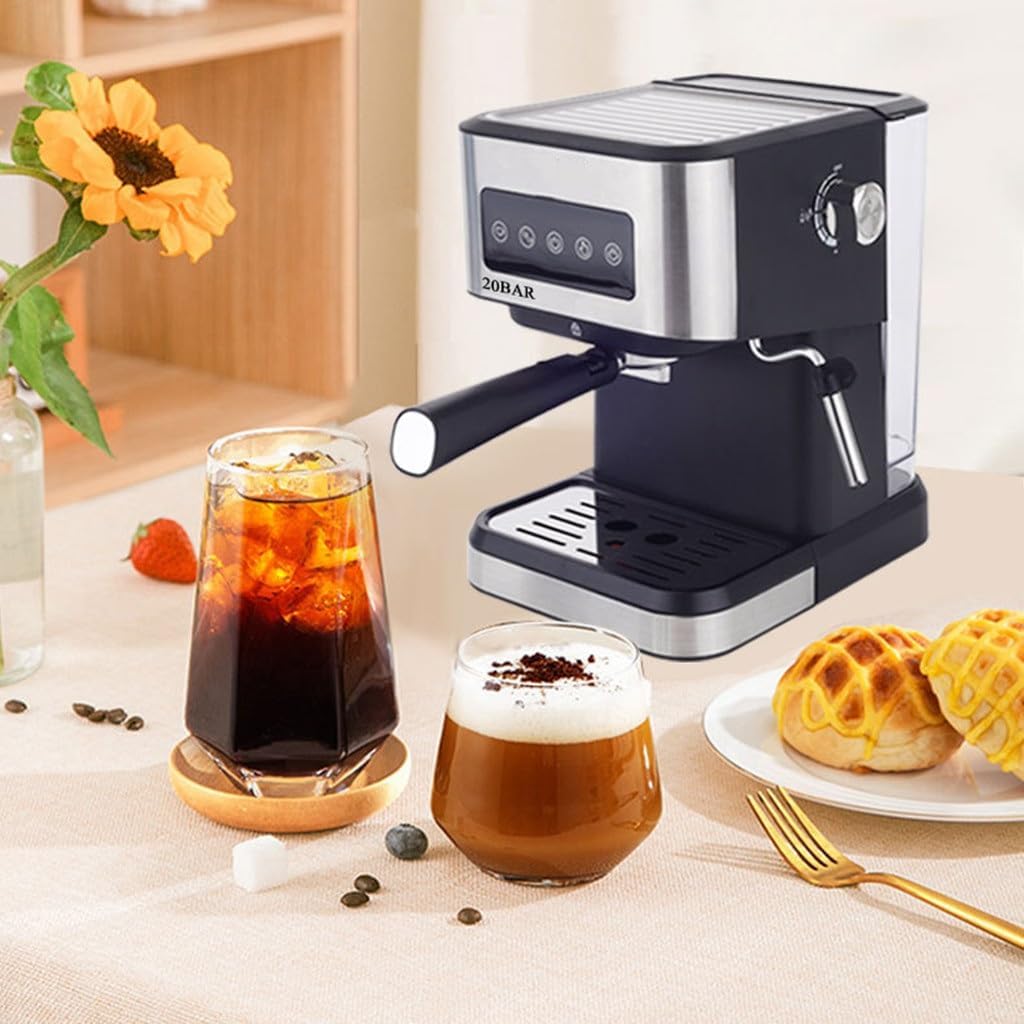 Small Semi-automatic Home Coffee Machine High-pressure Steam Beating Milk Foam Appliance