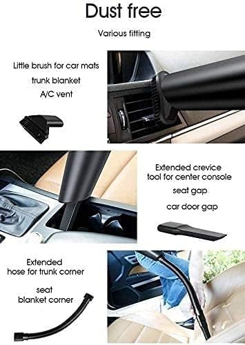 Handheld Vacuum Cordless, 5Kpa Hand Vacuum Cleaner with USB Rechargeable & Washable Filter, Portable Lightweight Dry Vac for Car Pet Hair Carpet Cleaning (Black)