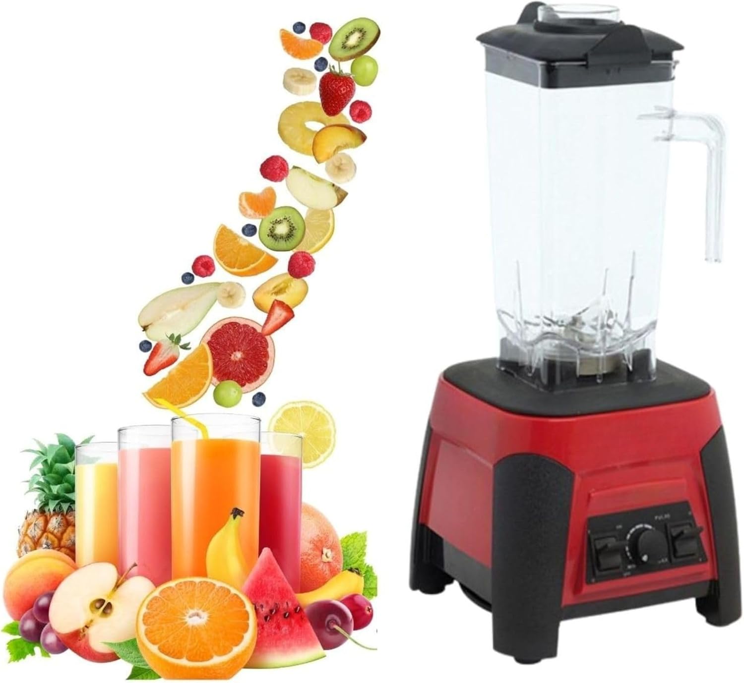 CBL-X Heavy-Duty Commercial Blender for Restaurants, – 4.5 HP, 32,000 RPM, Variable Speed, 2L BPA-Free Container, High/Low/Pulse Controls