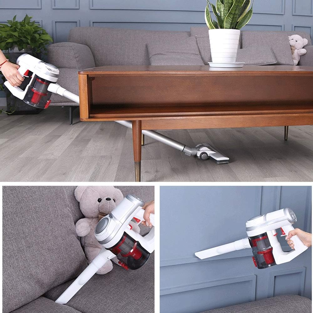 Wireless Vacuum Light Weight Cordless Vacuum, Stick Vacuum Cleaner, Light Weight & Ultra-Quiet Handheld Vacuum for Car Pet Hair Carpet