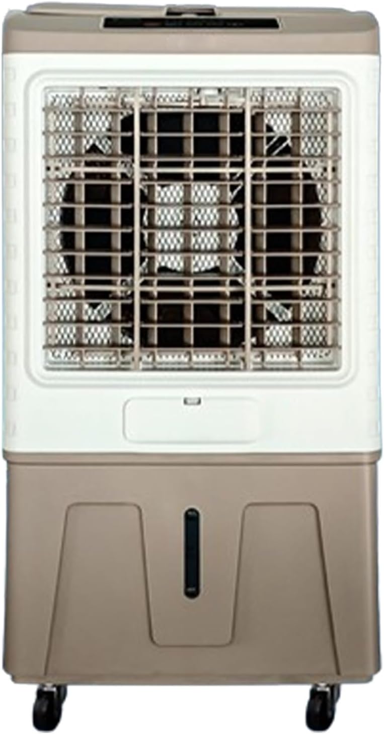 Personal Swamp Cooler, Evaporative Air Cooler with Water Tank, 3 Speed Portable Air Conditioner Fan for Garage, Yard, Room, Factory(65.5 * 44.5 * 114.5cm)