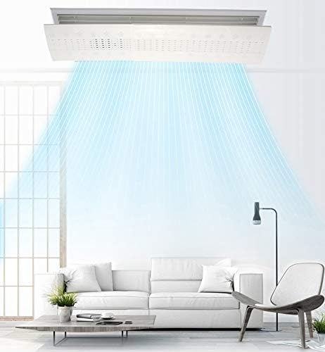 Air Conditioner Deflector for Ceiling Central, Prevent The Air from Blowing Straight, Angle Adjustable, Lightweight Plastic Material