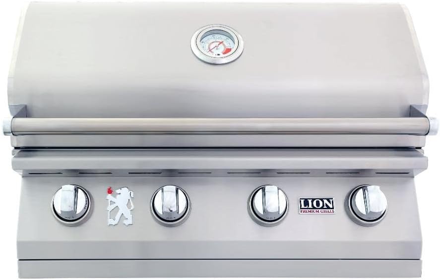 Lion 32″ 4-Burner Gas Grill – L60000 Liquid Propane