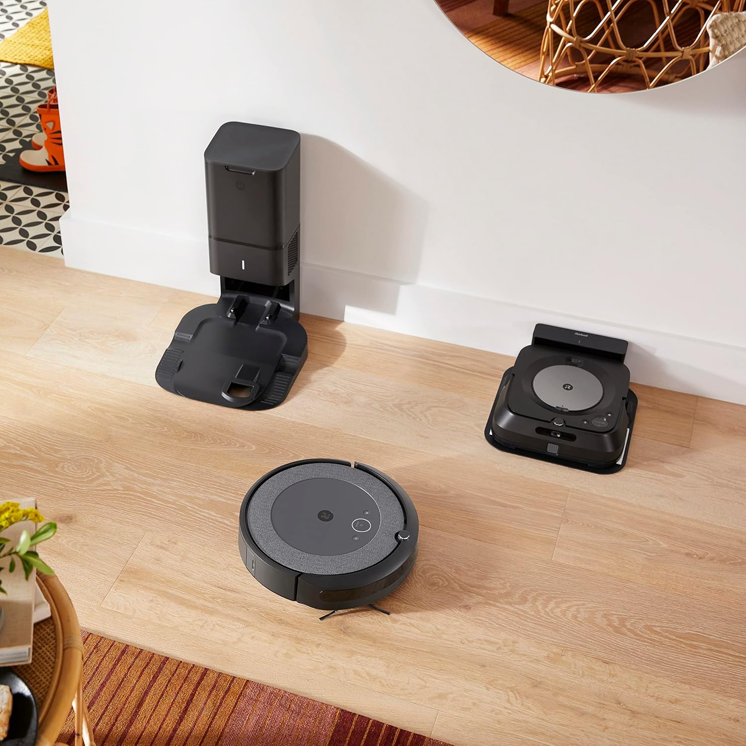 iRobot Roomba i3+ EVO (3550) Robot Vacuum and Braava Jet m6 (6113) Robot Mop Bundle - Wi-Fi Connected, Smart Mapping, Works with Alexa, Precision Jet Spray, Corners & Edges, Ideal for Multiple Rooms