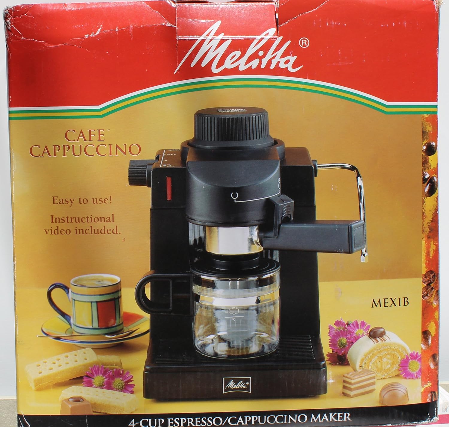 Melitta MEX1B Espresso/Cappuccino Machine ( MEX-1B )