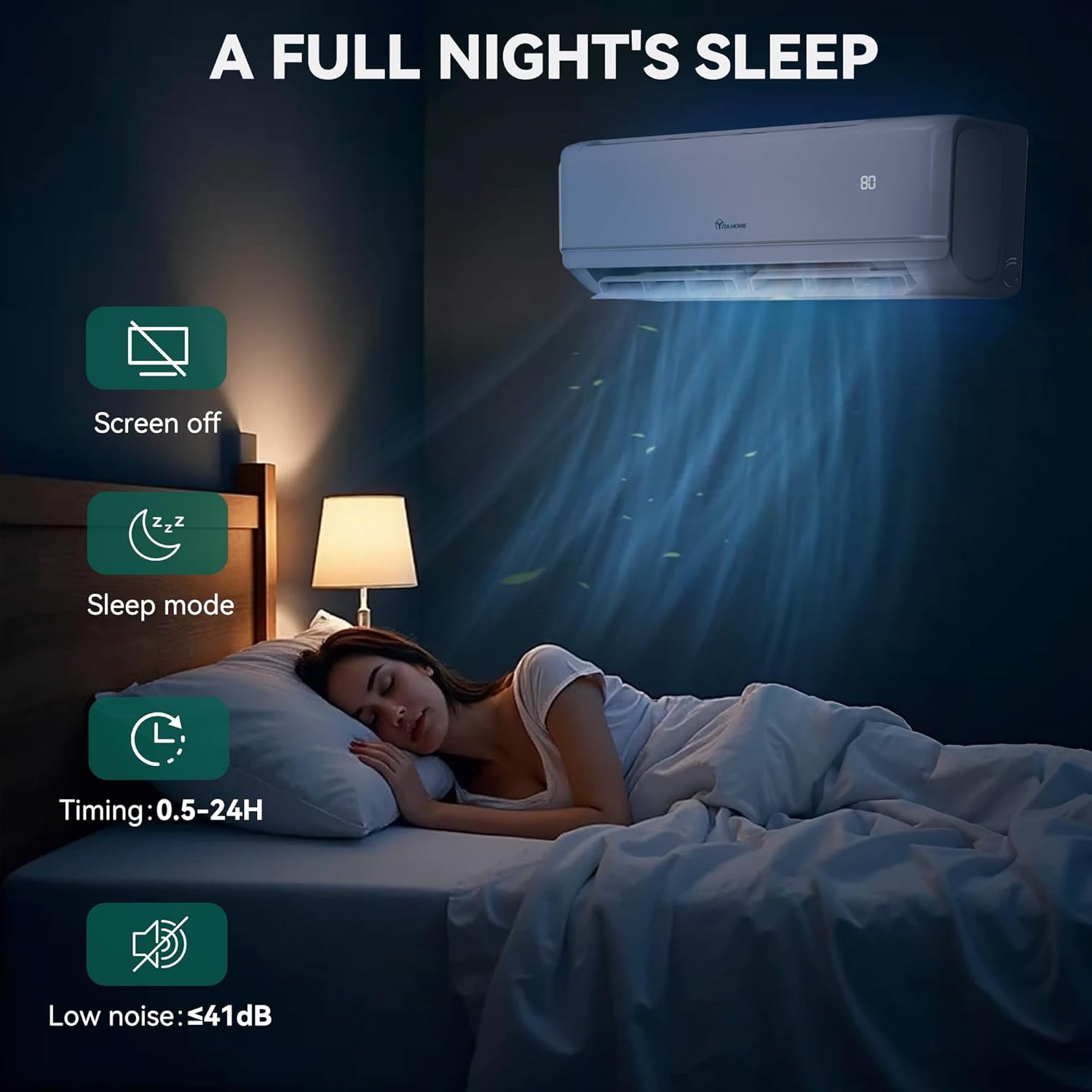 YITAHOME 12000 BTU Mini Split Air Conditioner Heat Pump System, 21 SEER2 208-230V Ductless Inverter System with Wi-Fi & Alexa Compatibility, Cover Up to 750 Sq. Ft, Complete Installation Kit Included