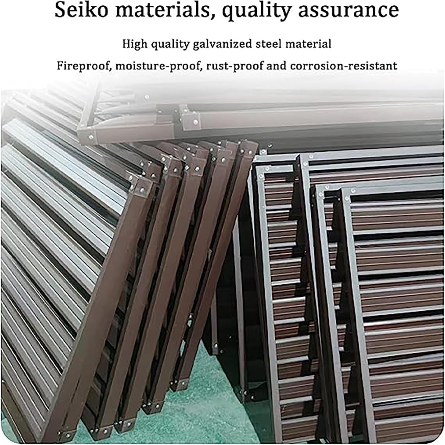 Cover for Outdoor Air Conditioner Fence Screen, Air Conditioning Covers, Trash Enclosure, Aluminum Air Conditioning Cover, Privacy Fence, Flower Rack Shutters