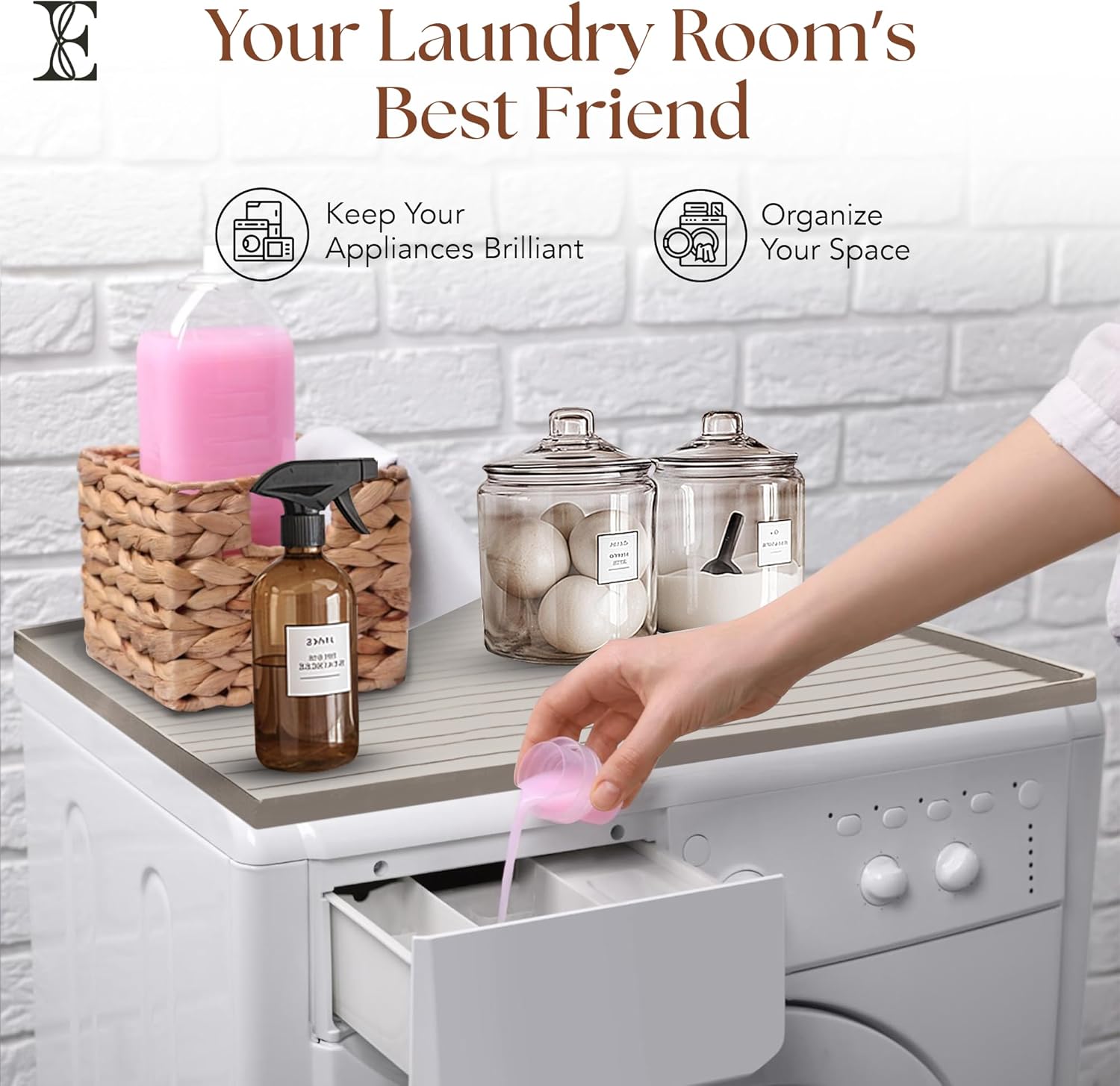 2 PC Washer and Dryer Top Cover Protectors 25