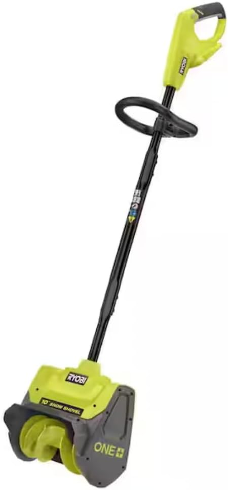 FrostForce 18V Cordless Electric Snow Shovel, 10-Inch Single-Stage, 20ft Throwing Distance, for Decks, Sidewalks and Driveways, Battery Powered