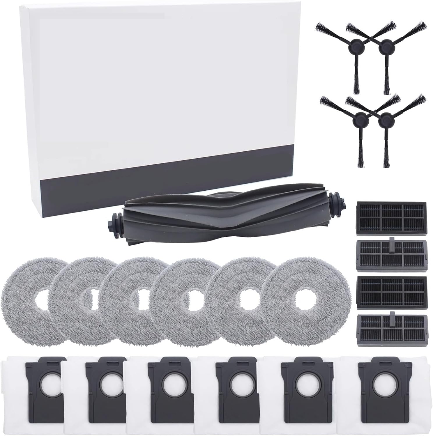 Compatible for Dreame L10s Pro Ultra Robot Vacuum 5-in-1 Maintenance Kit with Filters and Brushes