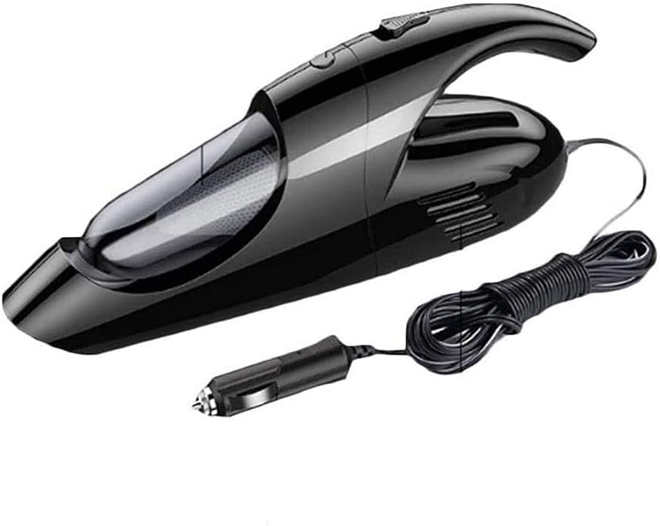 Handheld Vacuum, Portable Lightweight Vacuum Cleaner with 5000Pa Powerful Suction & HEPA Filters, Very Suitable for Car Cleaning and Pet Hair (Black)