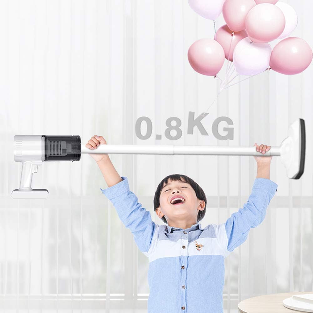 Cordless Stick Vacuum Cleaner with 6.5KPa Powerful Suction, Bagless Rechargeable Handheld Car Vacuum, Up to 20 Mins Working Time, Charging, Filter