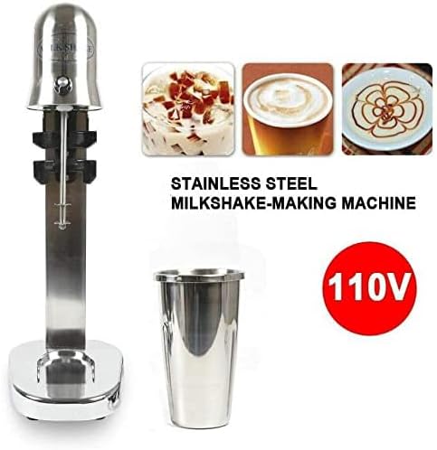 Electric Milk shake Maker Household/Commercial Stainless Steel Milkshake Maker Machine Soda Soft Ice Cream Maker Blender Drink Mixer