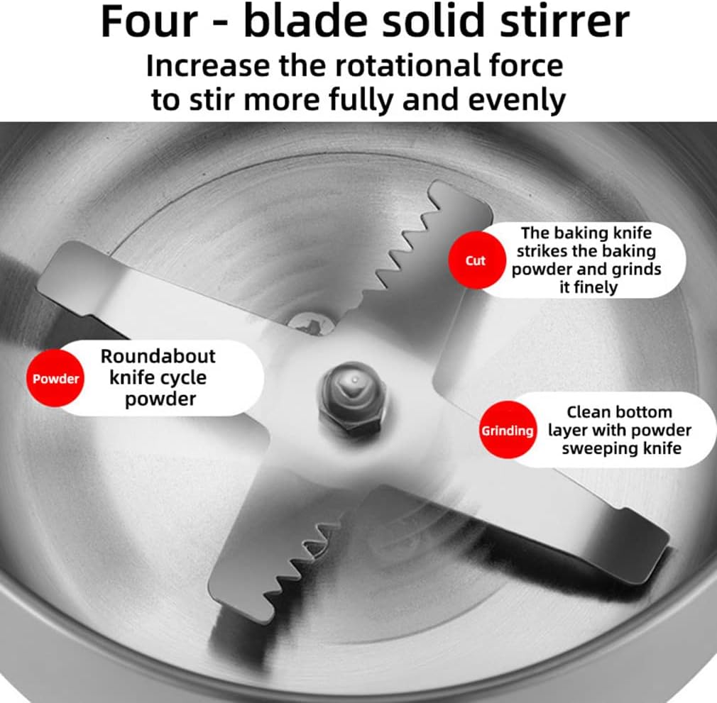 Multifunctional Smash Machine, 150W Electric Coffee Grinder Nuts Beans Spices Blender Grains Grinder Machine, Kitchen Household Herbs Chopper,Orange