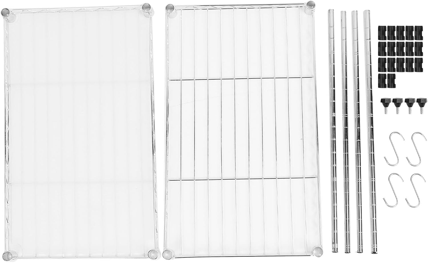 Microwave Rack Double Layer Adjustable Over Microwave Shelf for Kitchen Storage with Carbon Steel Multifunctional Countertop Stand