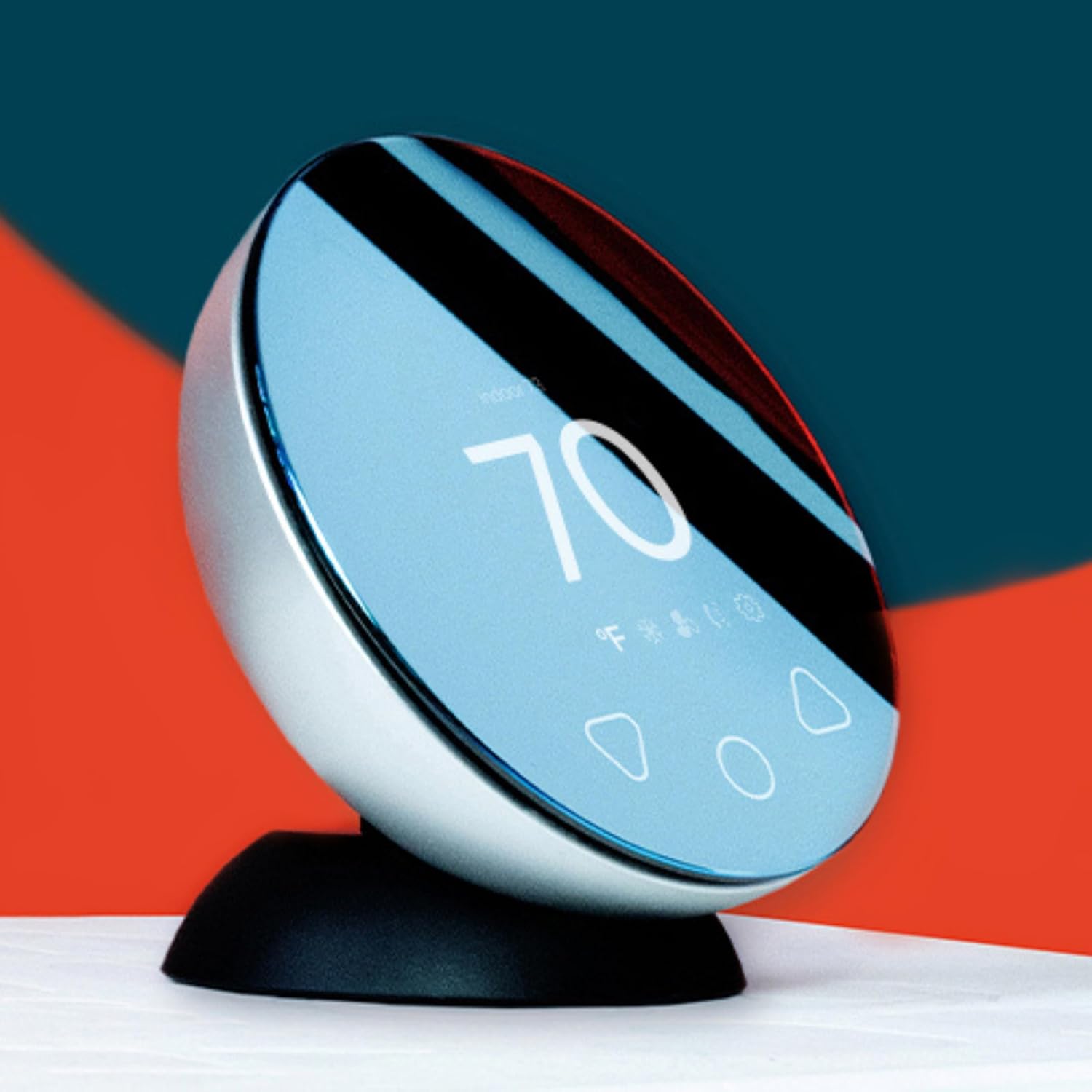 Boldr Klima Smart Thermostat for Air Conditioners, Window A/C, Mini Splits & Heat Pumps - Alexa & Google Home Compatible, WiFi Control App, Energy Saving, Easy DIY Install, Aluminum Silver