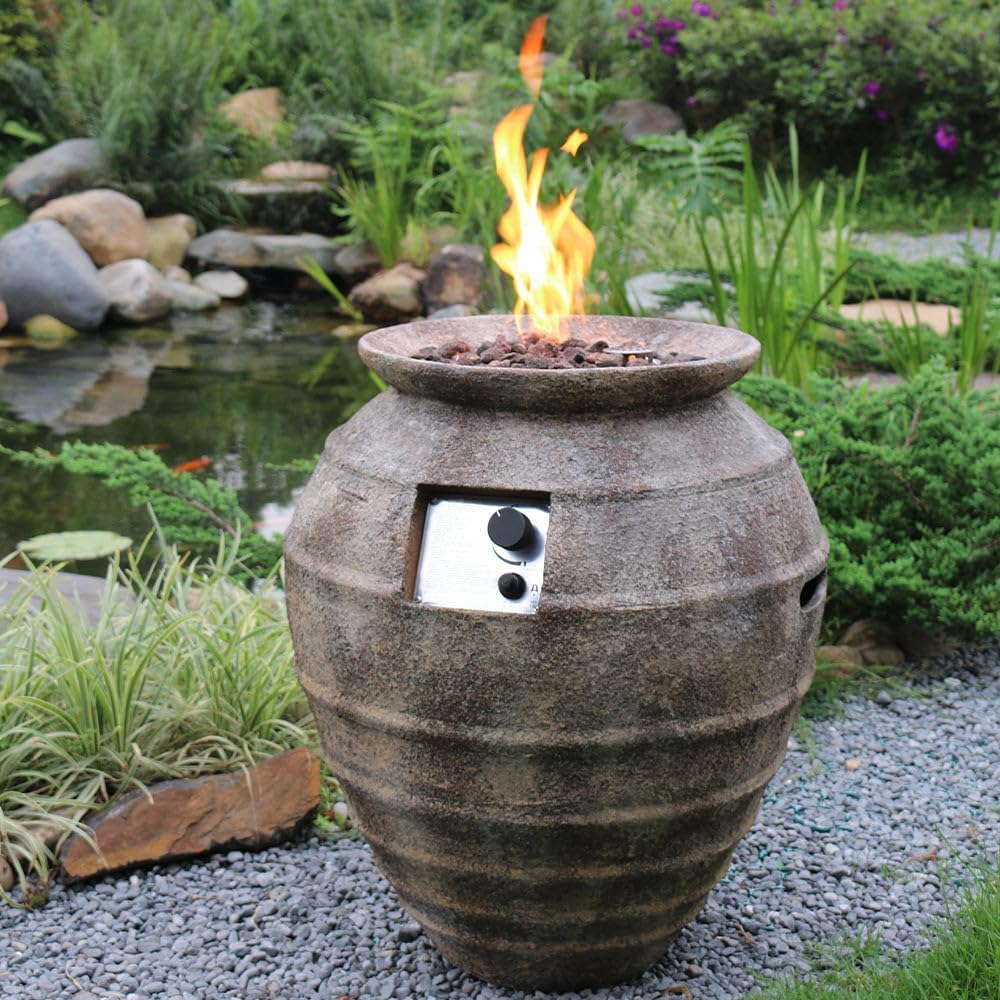 Pompeii Concrete Fire Pit 23