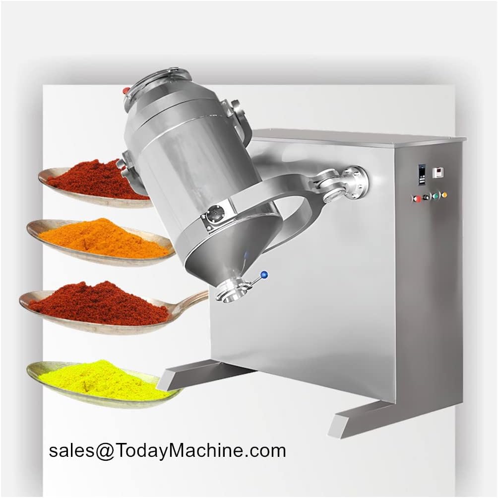 Automatic 3D Powder Blender Dry Powder Blending Machine