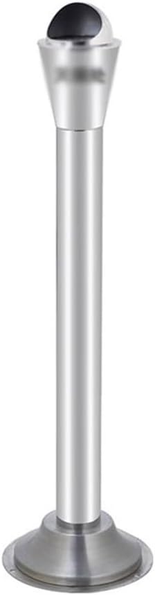 Commercial Zone Smoker’s Outpost Site Saver Cigarette Collector Receptacle Container, Black, Silver Collector Receptacle Container(Silver)