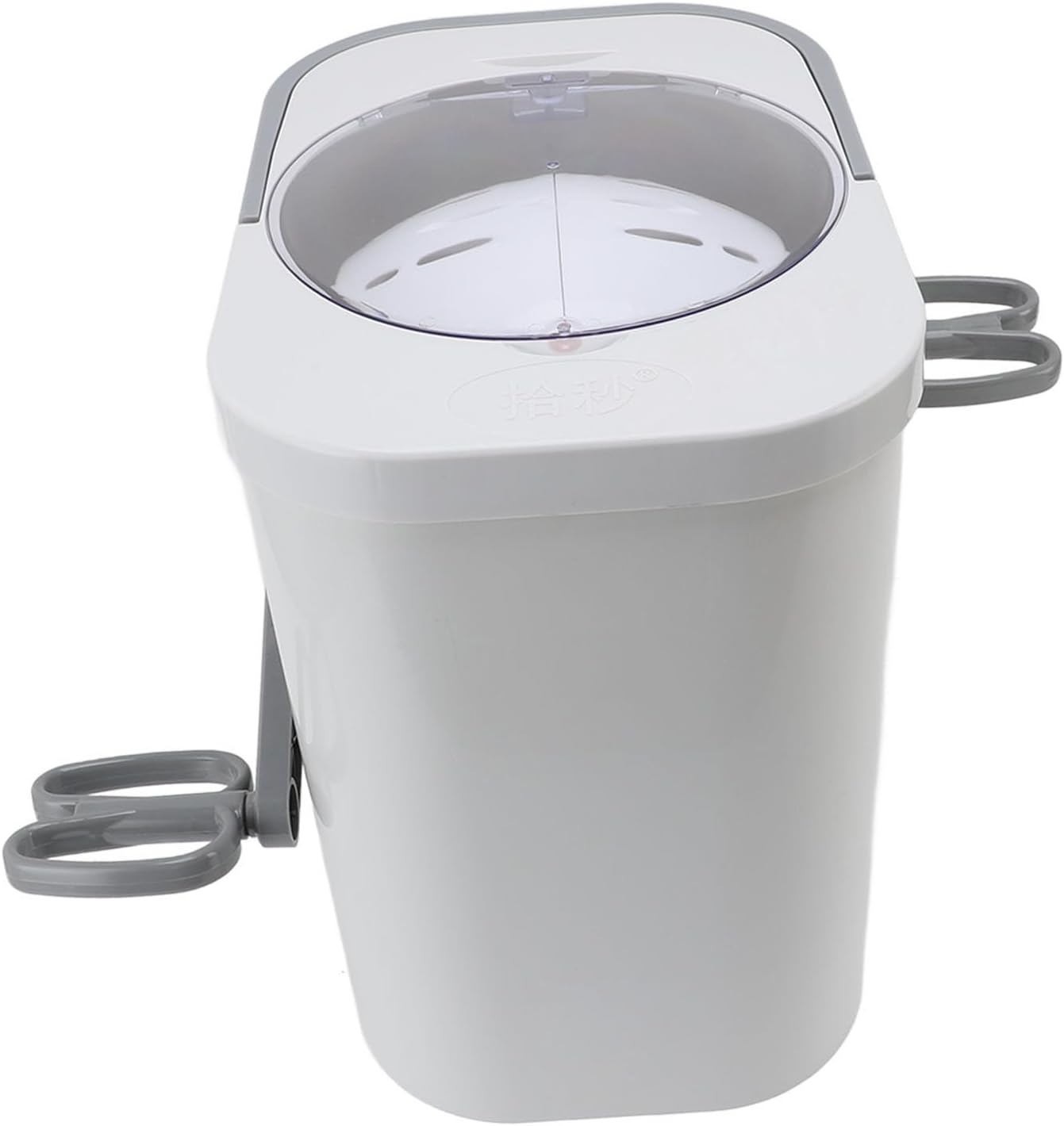 Asixxsix Portable Washing Machine, Manual Hand Crank, Non Electric Clothes Washer for Apartments Dormitory RV with Compact Lightweight Design