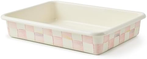 MACKENZIE-CHILDS Enamel Baking Pan for Oven, Rectangular Oven Pan, 9