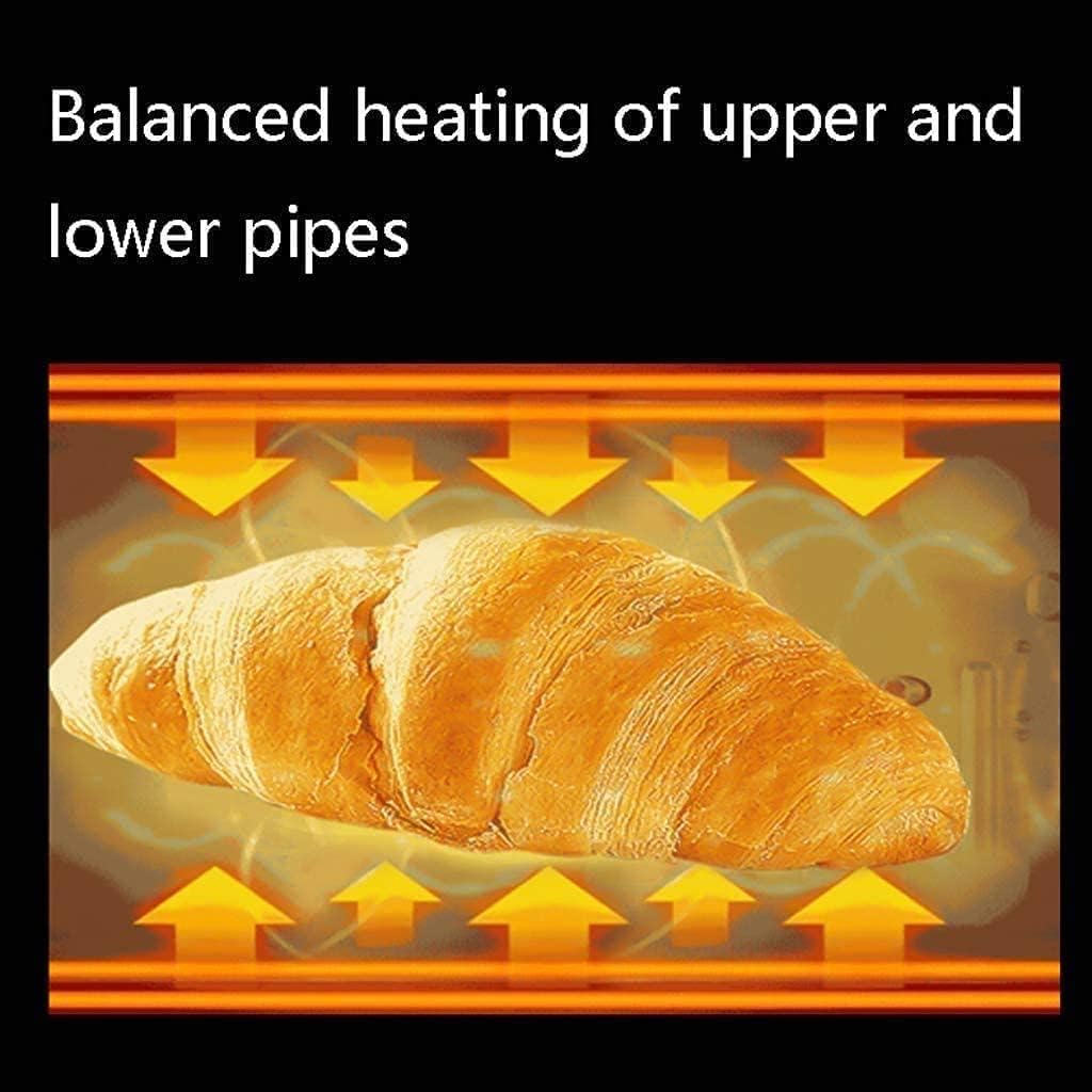 oven mini oven air fryer oven Household Electric Oven,Multi-Function Baking Cake Electric Oven Temperature Adjustment Timer Three-Layer Baking Position 12L Mini Ovens Toaster Oven Air Fryer,