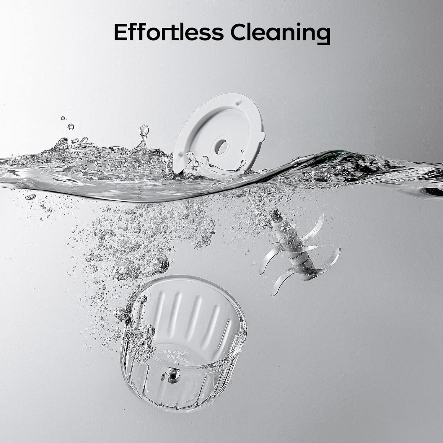 Bc Babycare Baby Food Maker-Glass Baby Puree blender for Fruit, Vegatable & Meat,Mini Food Processor for Potatoes, Grapes & Strawberries,White,10oz