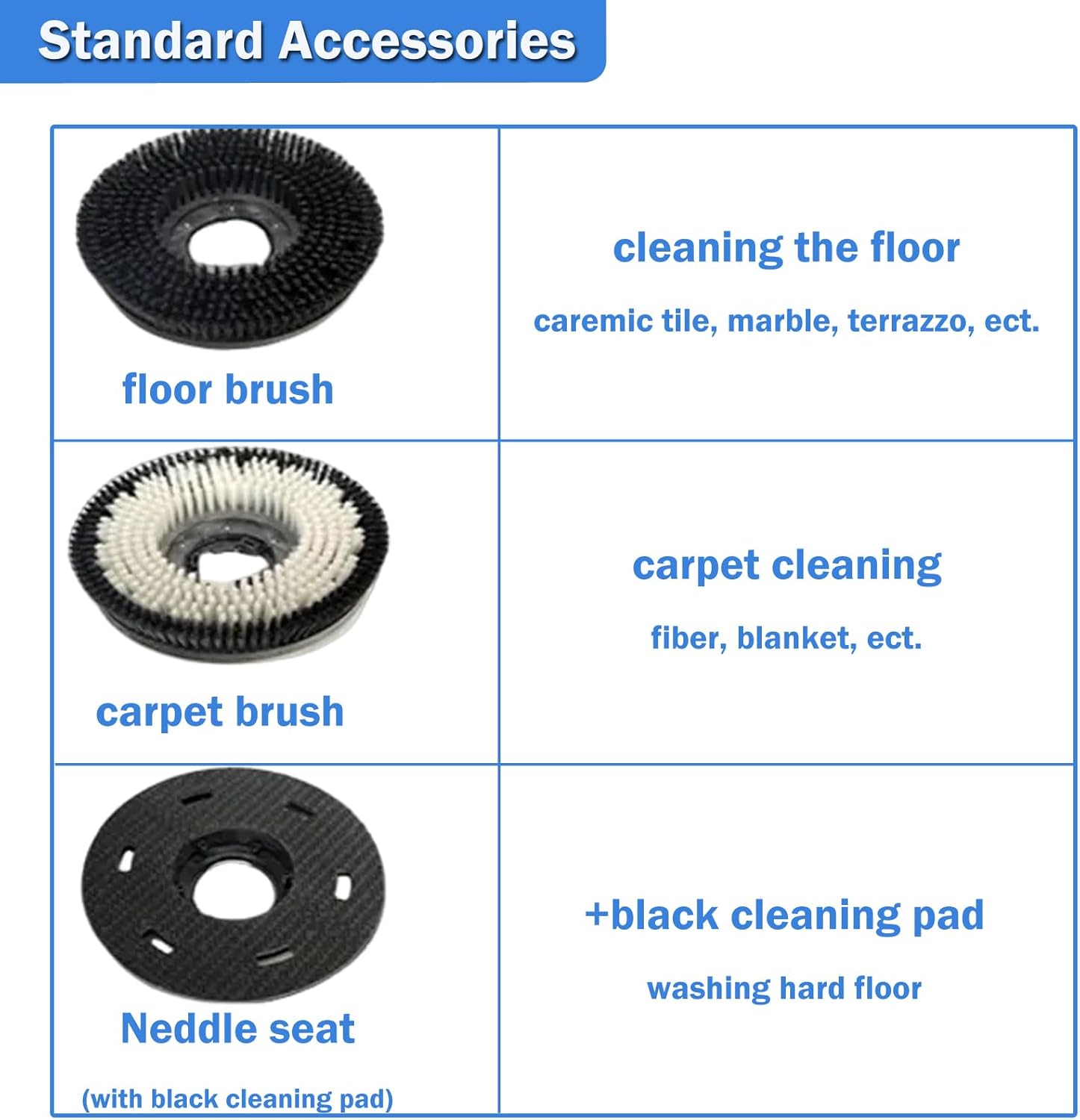 INTSUPERMAI Commercial Floor Buffer Industrial Floor Polisher Buffer Machine 17