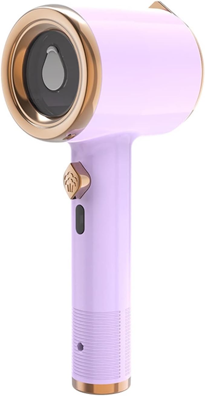 KANGYEBAIHUODIAN Handheld Garment Steamer Wet and Dry Hand-Held Iron Rotating Ironing Machine Convenient Light Carrying Fast Wrinkle Removal (Color : Purple, Size : AU)