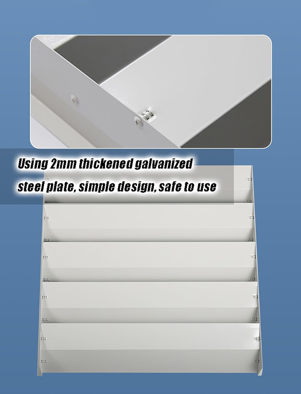 Outdoor Air Conditioner Deflector, Compressor Protection Fence, Guide Cover Unit AC Condenser Universal Prevent Direct Blow Galvanized Steel Baffle