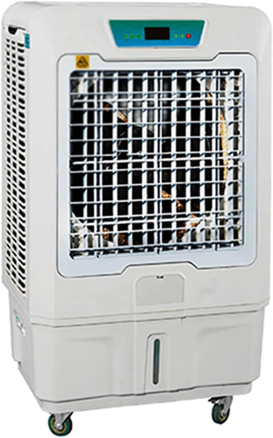 Portable Swamp Cooler, Ductless Air Conditioner with 120°Oscillation, 3 Wind Speed, 4 Ice Packs, Evaporative Air Cooler for Outdoor Indoor