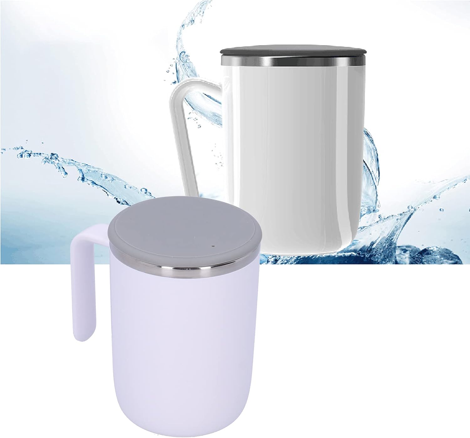 Smart Hot Beverage Blender Cup, Self Stirring Beverage Cup, Automatic Mixing Coffee Blender Cup, Automatic Self Stirring Coffee Cup