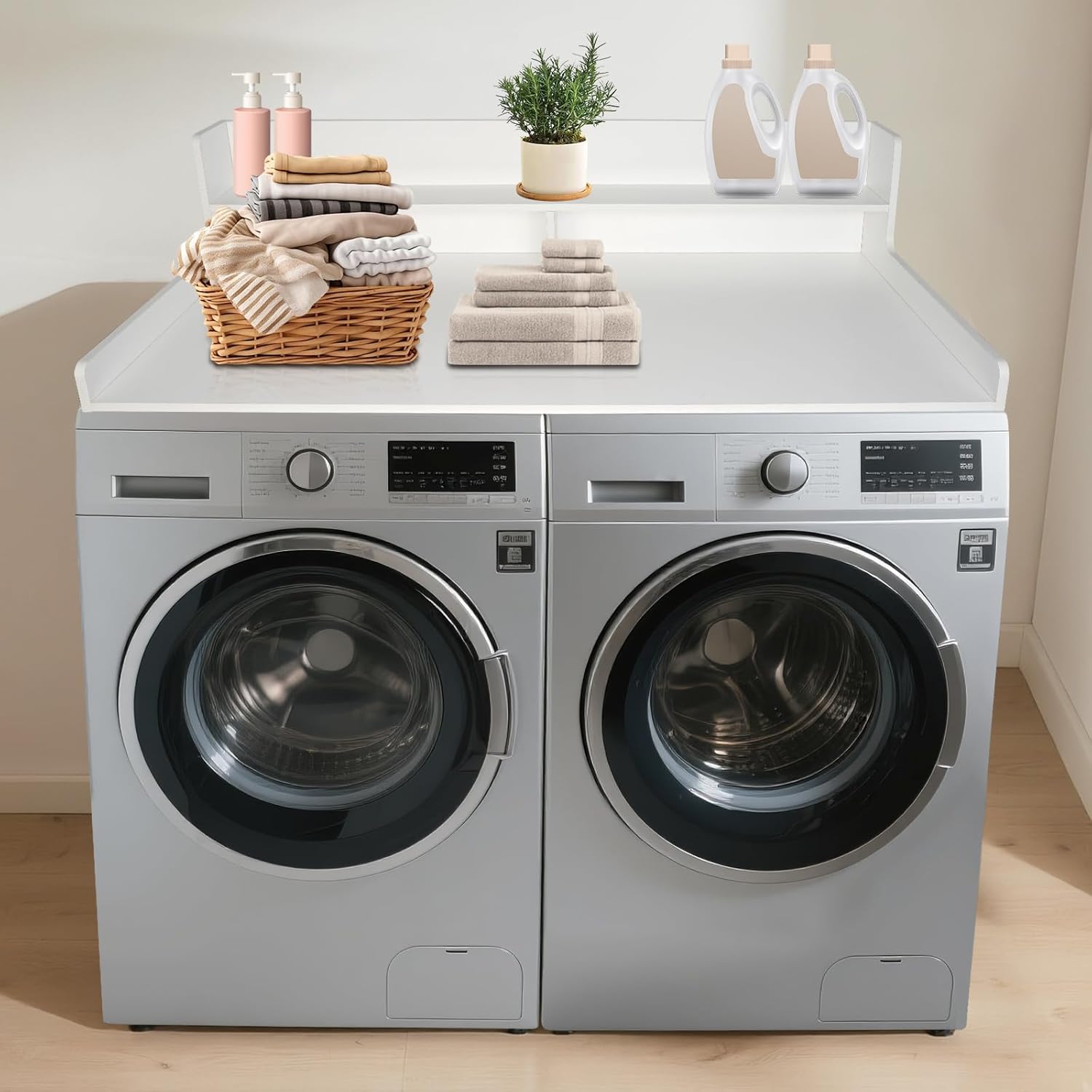 2-Tier Washer and Dryer Countertop,54