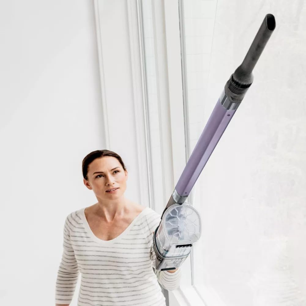 SHARK IX141 H Pet pro truepet duoclesn Cordless Stick Vacuum with Anti-Allergen Complete Seal Purple (IX141 H - Purple) (Renewed)