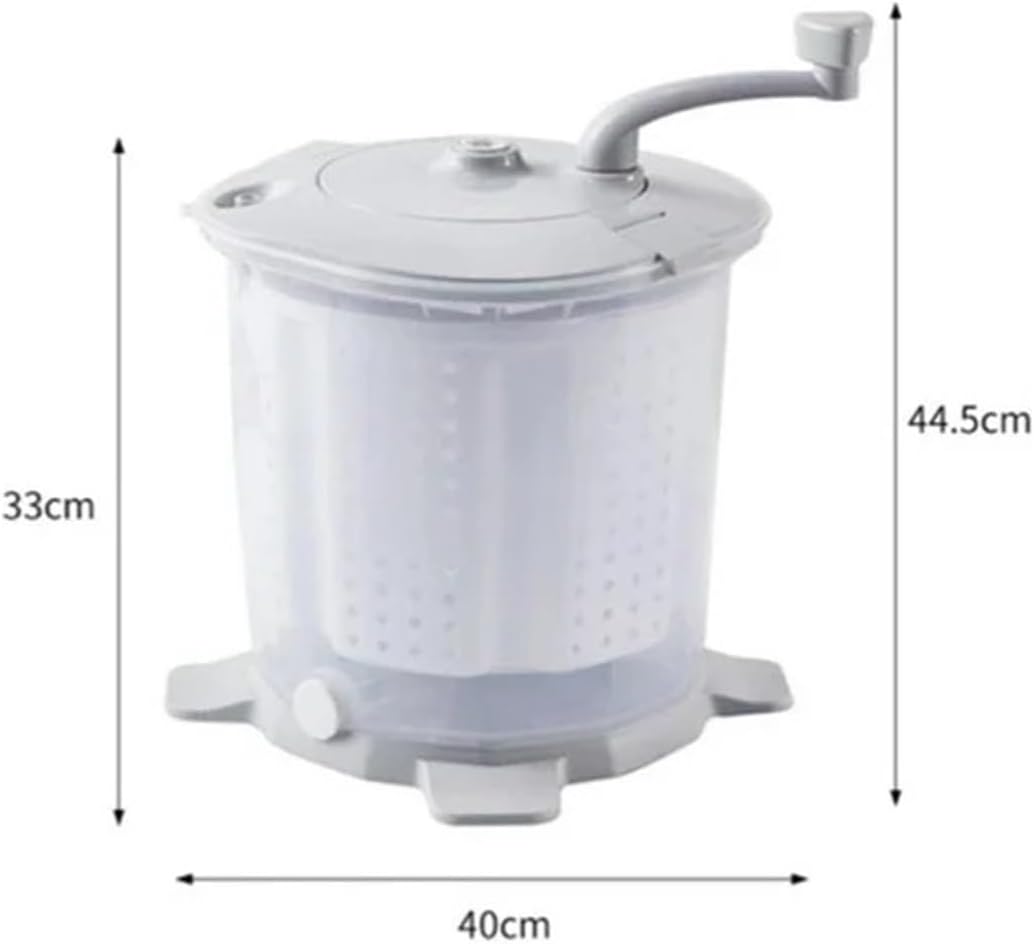 Hand-cranked Power-free Washing Machine With Integrated Washing And Drying For Portable Student Dormitory,for Travel,Camping, RV & Dorms