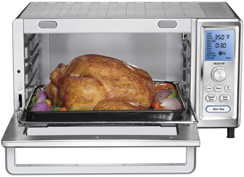 Cuisinart Chef’s Convection Toaster Oven, 1800-Watt Electric Oven with 15 Cooking Functions, Fits 13
