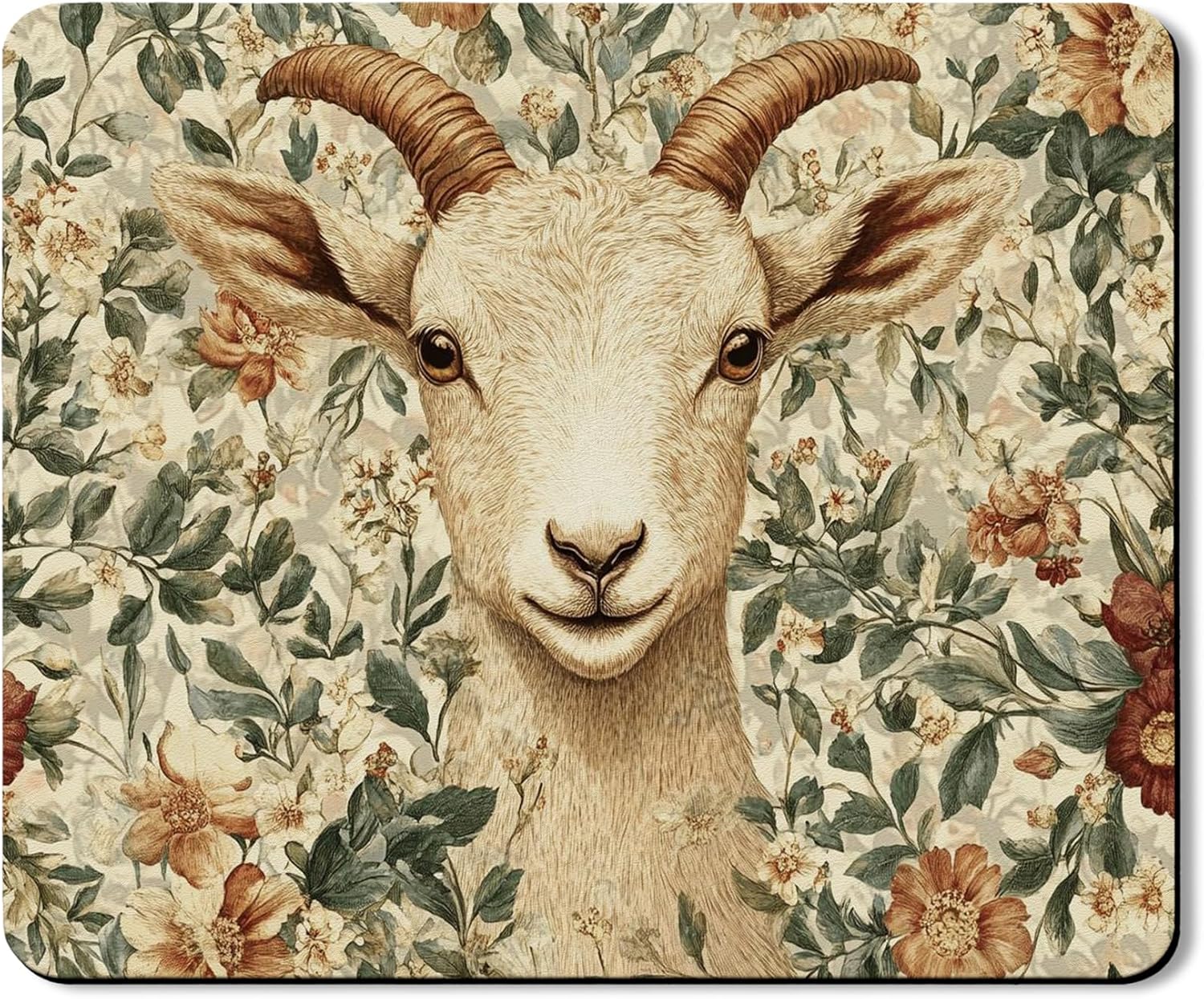 Floral Washer Dryer Top Protector Mat, Vintage Botanical Laundry Machine Dust Covers, Elegant Rubber Anti-slip Waterproof Washer And Dryer Mats for Home 20x24 Inch