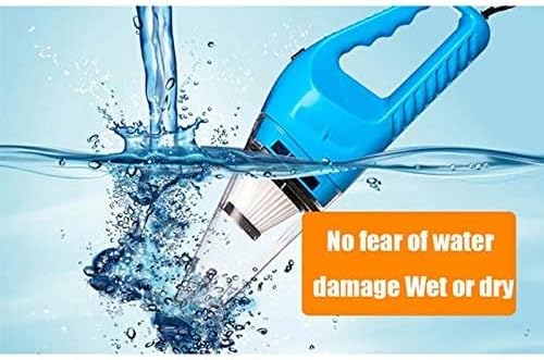 Handheld Car Vacuum Cleaner Portable Powerful Auto Vacuum Cleaner LED Lighting for Car Home Wet/Dry Mini Vacume Cleaner(Color:A)