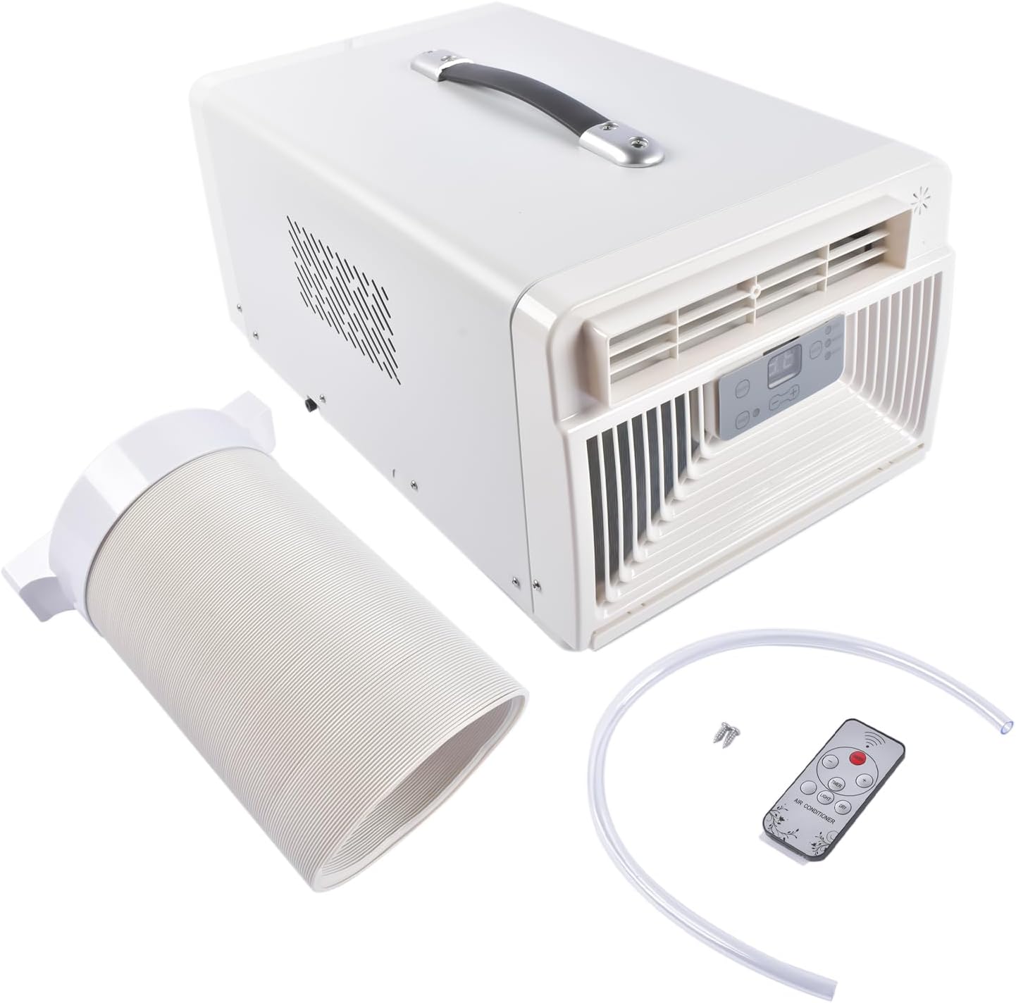 110V Portable Air Conditioner, Mini Camping AC for Tent, RV, Outdoors - Lightweight Compact Personal Cooling Unit